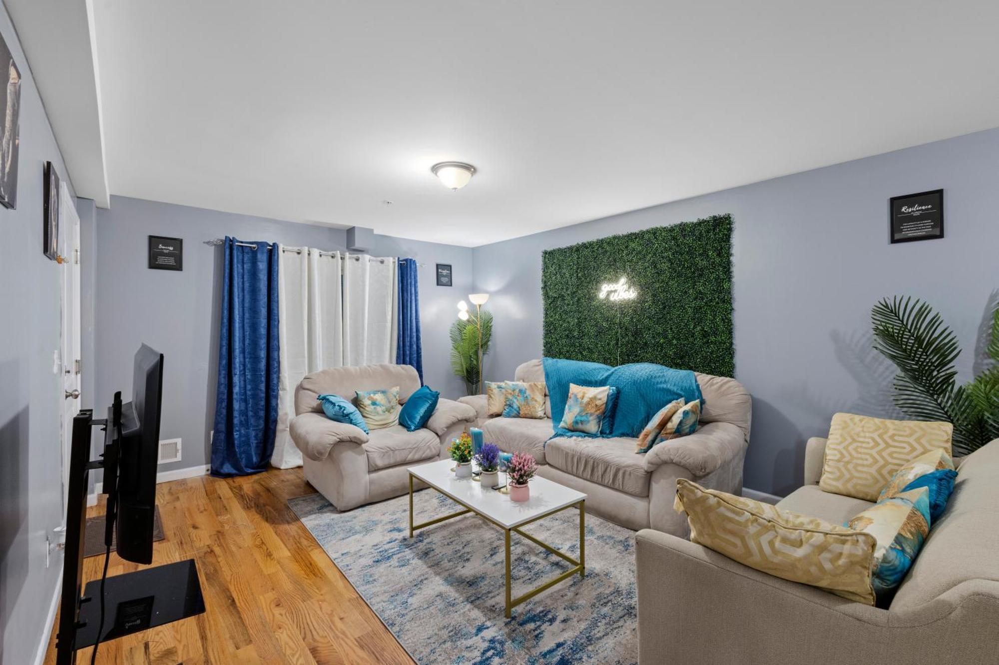 Faithinn - 3 Bed 2 Bath Near Ewr/ Downtown/ Nyc Apartment Newark