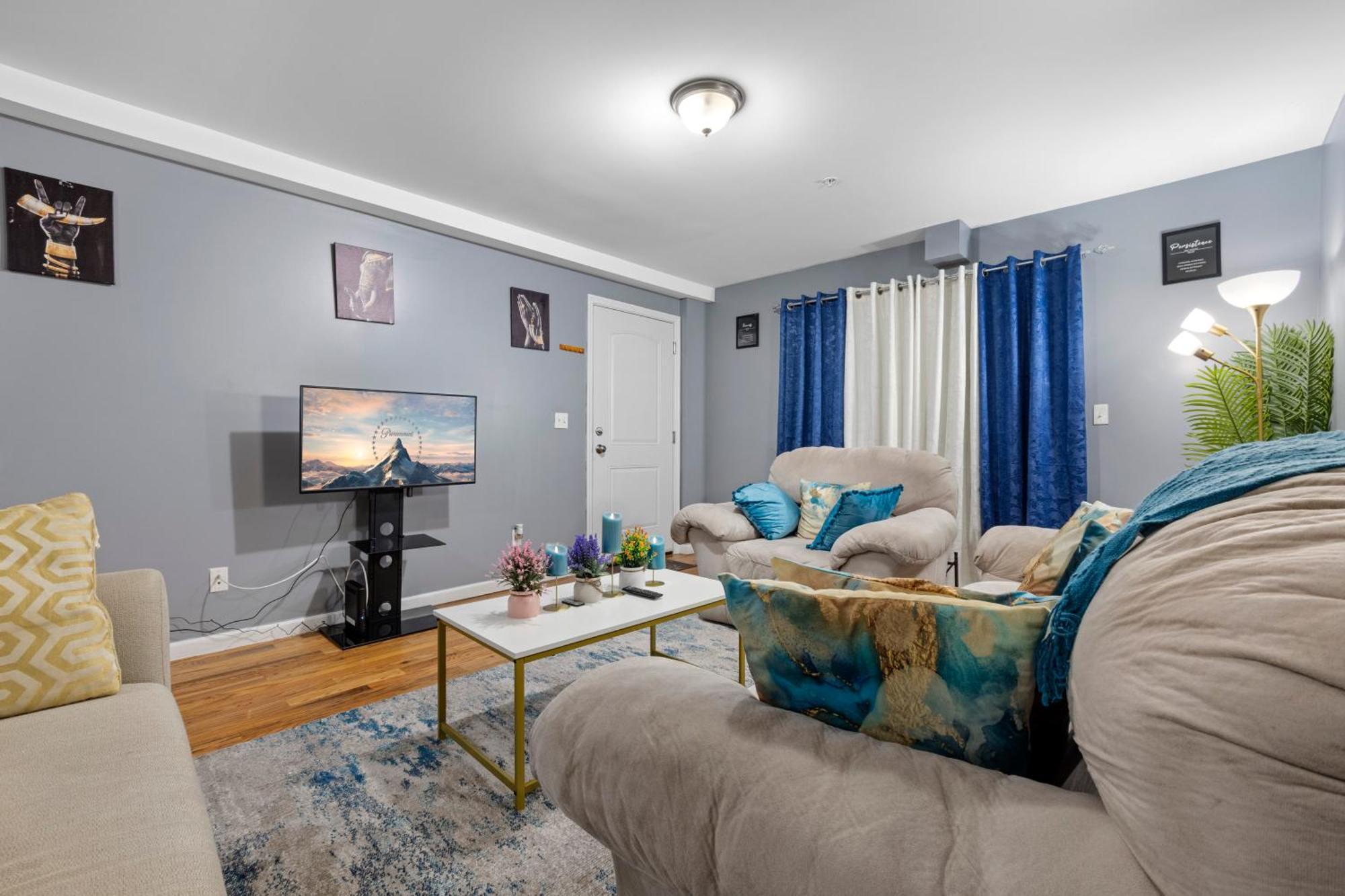 Apartamento Faithinn - 3 Bed 2 Bath Near Ewr/ Downtown/ Nyc Newark